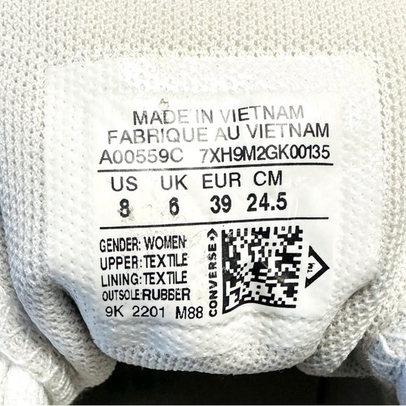 NIB! Converse Chuck Taylor All Star 2X Lift Gradient A00559C Women Sneaker US 8 - Picture 10 of 14